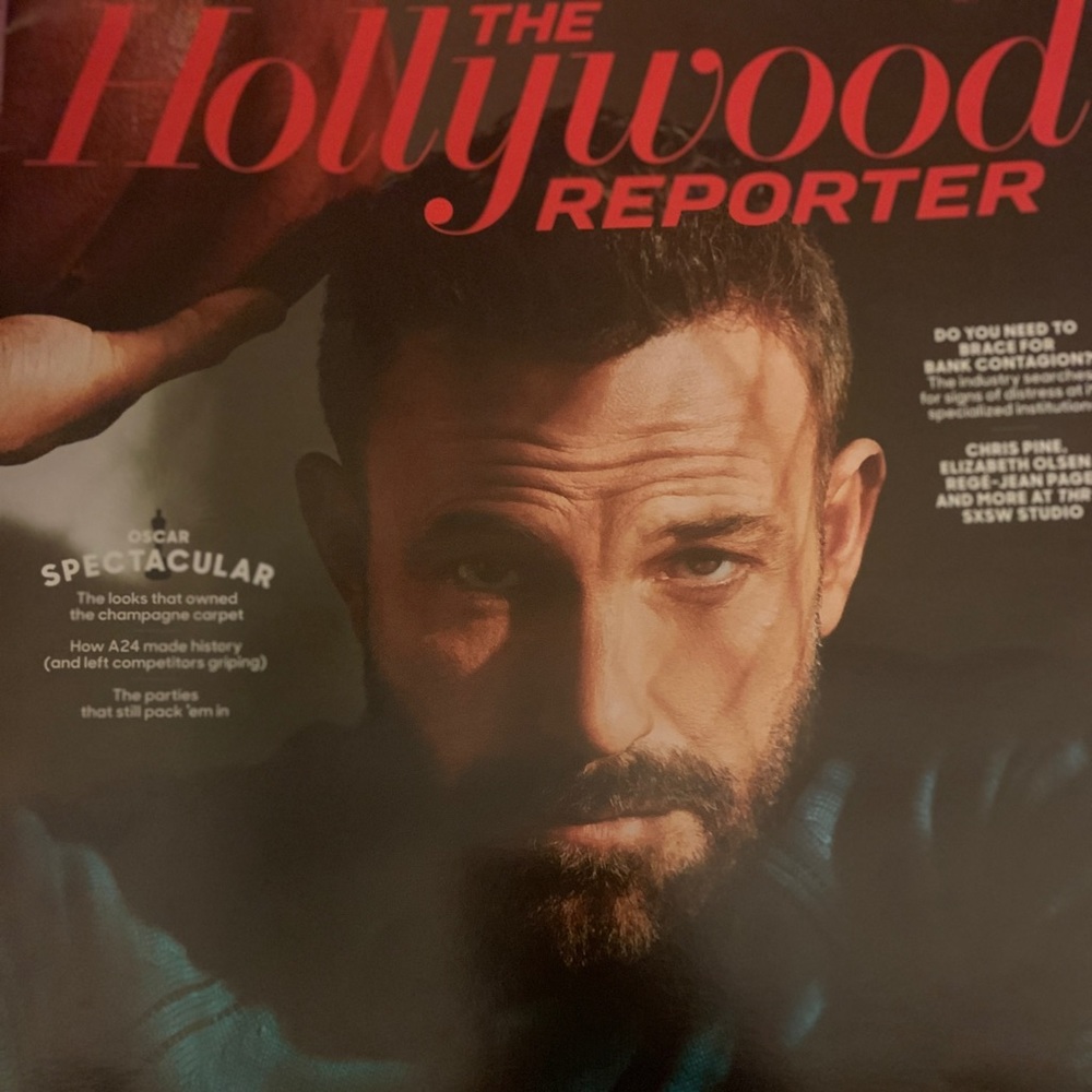 The Hollywood Reporter 3/16/23 features Ben Afflect Jordan Air movie new collect
